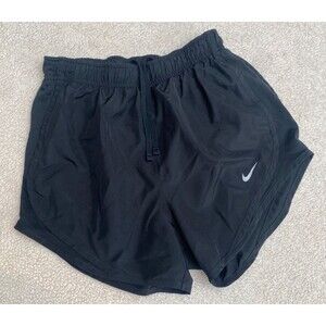 Nike Black Lined Mesh Side Panel Running Shorts Women's XS